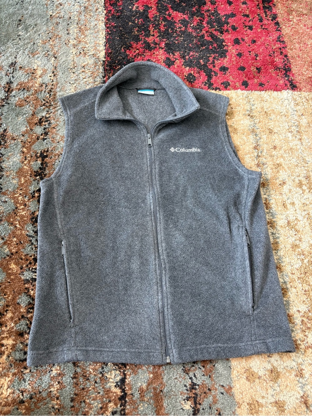 Columbia Gray Fleece Vest